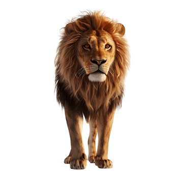 Wild Leopard Walking Isolated on Transparent Background png
