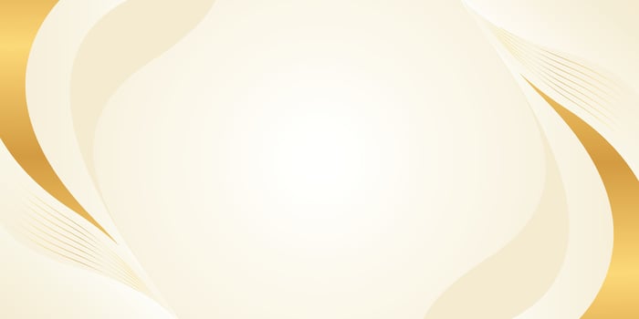 Elegant beige luxury background design with gold lines. Abstract wave background vector