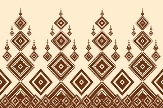 Retro Geometric Abstract ethnic pattern art. vector
