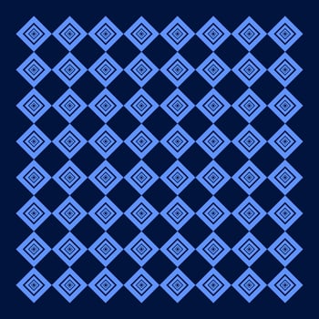 a blue square pattern on a dark blue background vector