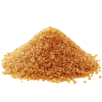 An image of a pile of brown sugar against a transparent background png