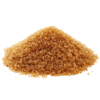 An image of a pile of brown sugar against a transparent background png