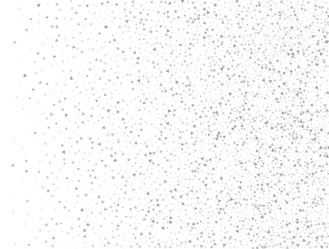 Modern Light silver Triangular glitter confetti background. Confetti celebration, Falling Silver abstract decoration for party, birthday celebrate, anniversary or event, festive. illustration. vector