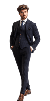 A man in a suit is posing for the camera png