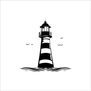 Lighthouse icon illustration vector