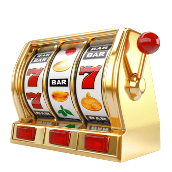 Classic slot machine with fruit symbols and seven png