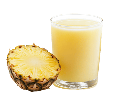 Refreshing pineapple juice served with fresh fruit png
