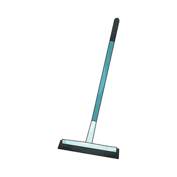 Illustration of mop vector