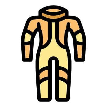 Protective diving suit for underwater exploration and safety vector