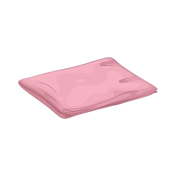 Illustration of folded towel vector