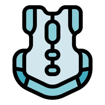 Posture corrector maintaining good posture and preventing back pain vector