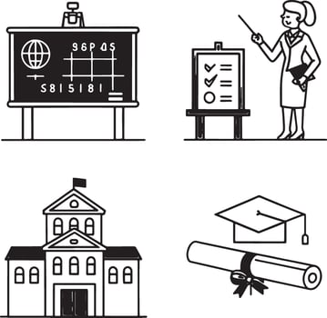 Corporate Learning Training at the Office Desk vector