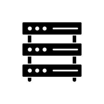 server concept line icon. Simple element illustration. server concept outline symbol design. vector