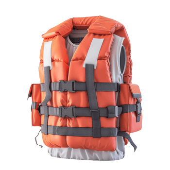Safety jacket for standing out in frosted conditions during outdoor activities png