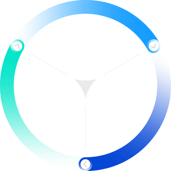 element of 3 Circular Diagram Flow Infographic template png