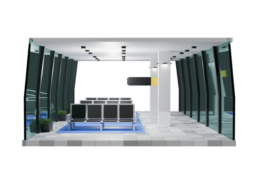 3d airport room png