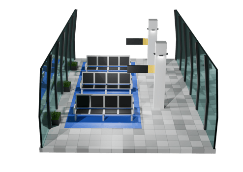 3d waiting room mockup png
