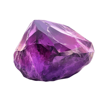 Shiny Purple Crystal Transparent Background png