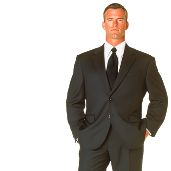 Confident Businessman in Formal Attire png