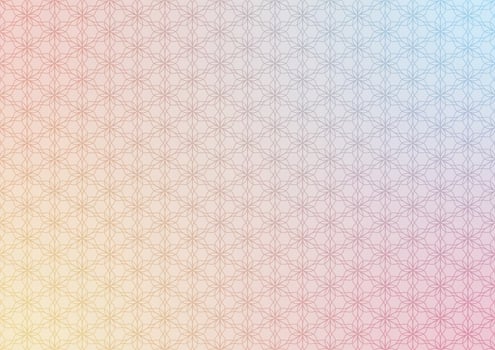 Soft gradient pink flower pattern blue art background vector