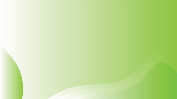 A Abstract green wave lines background vector
