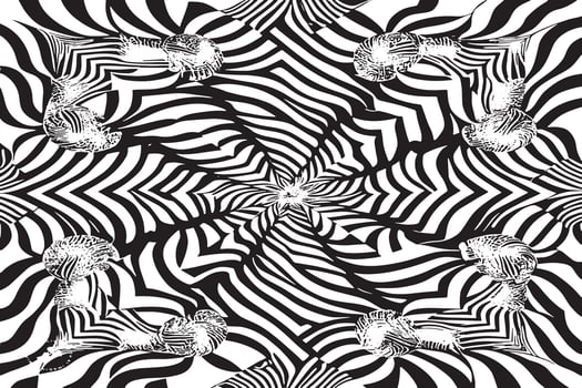 Black and White Artistic Texture Patterns for Overlay Design vector