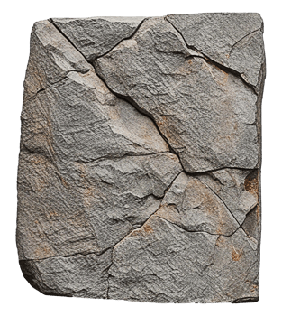 Rustic Rock Stone and Marble Slabs with Textured Pebble Design Transparent Artwork png