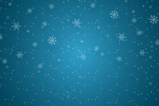 Winter blue background with snowflakes. Illustration. vector