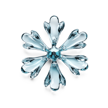 Glass Snowflake isolate on transparent background png