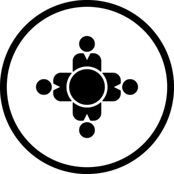Work Culture Icon Design vector