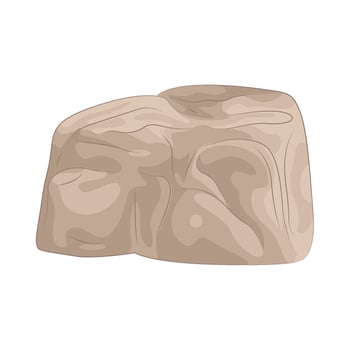 Illustration of rock vector