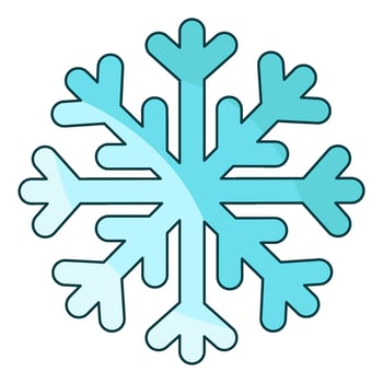 illustration of snowflake vector