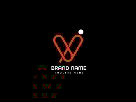 Modern business logo vector