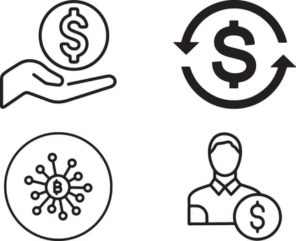 Comprehensive Financial Icon Set vector
