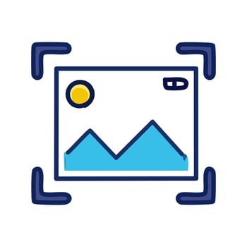 picture file icon isolated on white background for your web and mobile app design, picture file logo concept vector