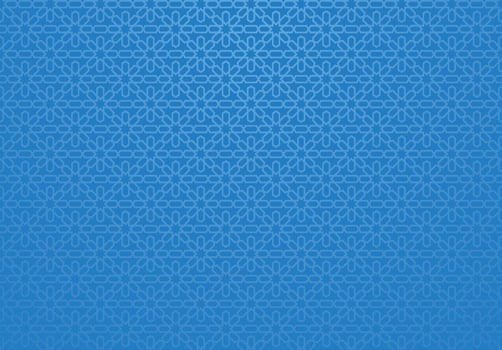 Islamic Element Pattern Background Blue vector