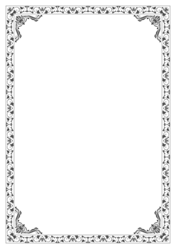Thai pattern frame, vintage pattern border png