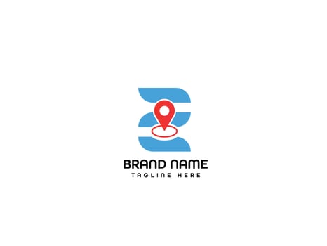 Creative and modern z letter location logo vector