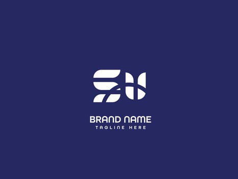 Modern letter logo vector