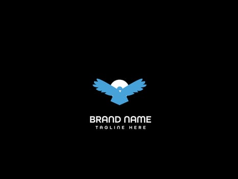 Bird t shirt logo design vector