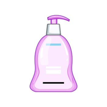 gentle lotion baby cartoon illustration vector