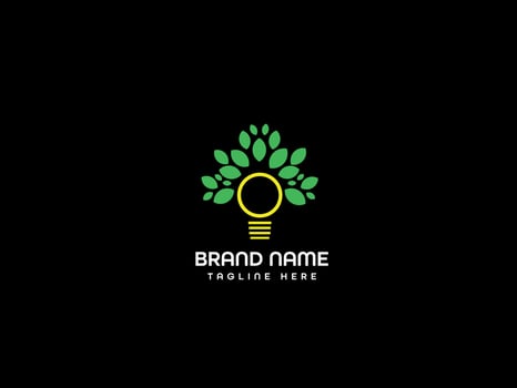 Modern idea logo design vector