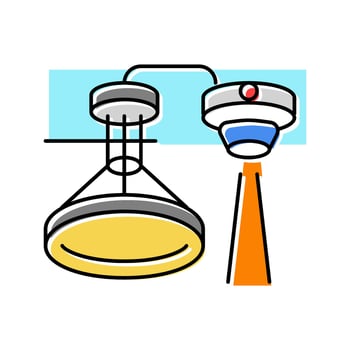 financial savings analysis energy color icon illustration vector
