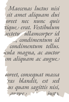 Shredded Magazine with Rough Edges png