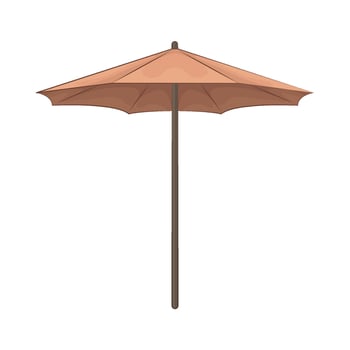 Illustration of beach umbrella vector