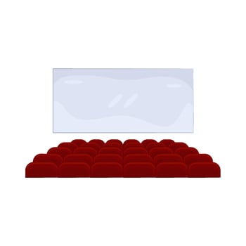 Illustration of cinema hall vector