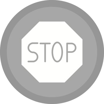 Stop Sign Icon Design vector