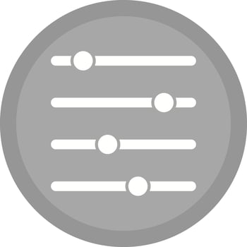 Filtering Icon Design vector