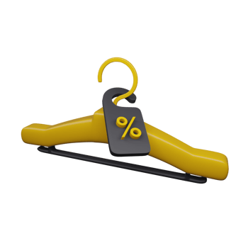 Hanger Discount 3D Icon png