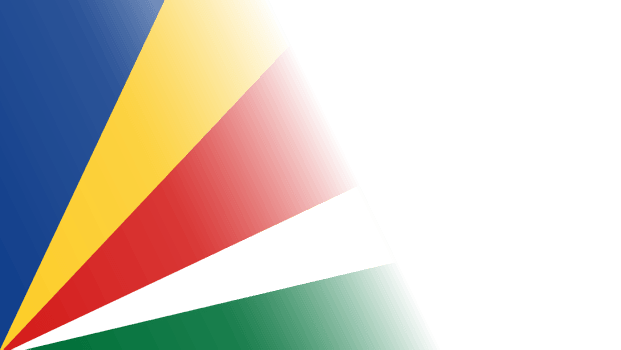 Transparent Seychelles flag banner png